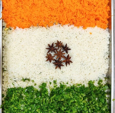 Indian Flag by Heartfelt Catering Service